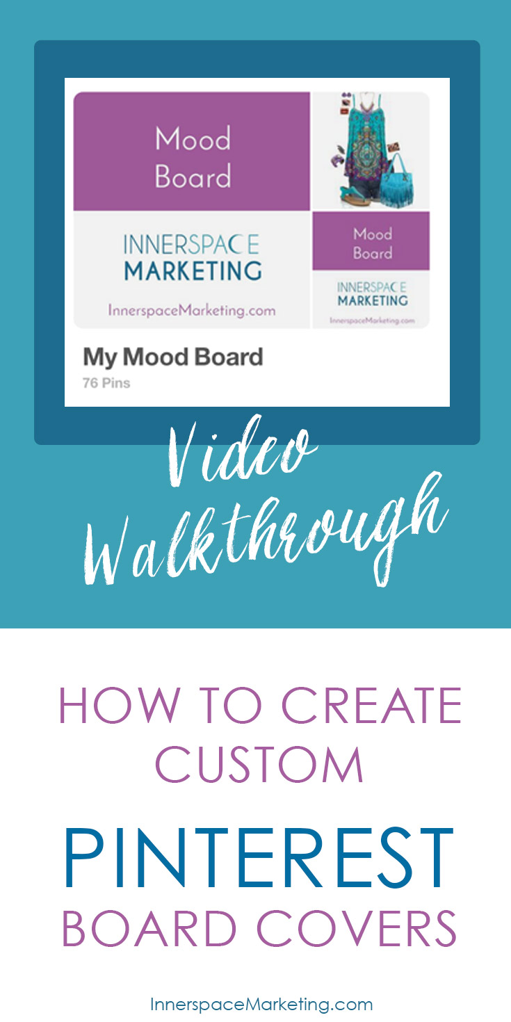 How to create Custom Pinterest Board Covers